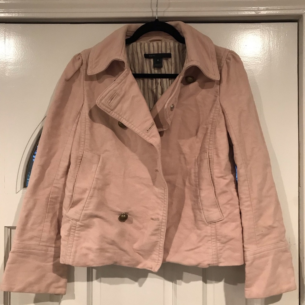 Marc Jacobs Beige Peacoat Size M